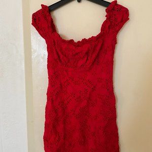 Lovers + Friends Red Mini Dress